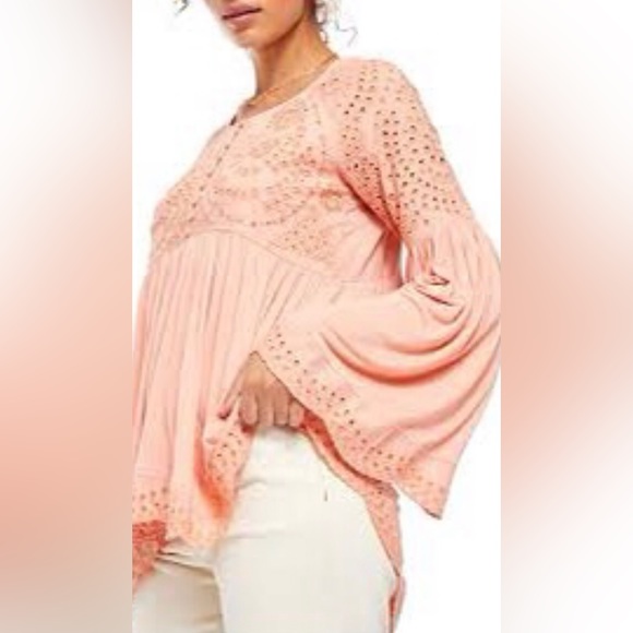 Free People, Sea of Love Blouse, Size M - Picture 9 of 10